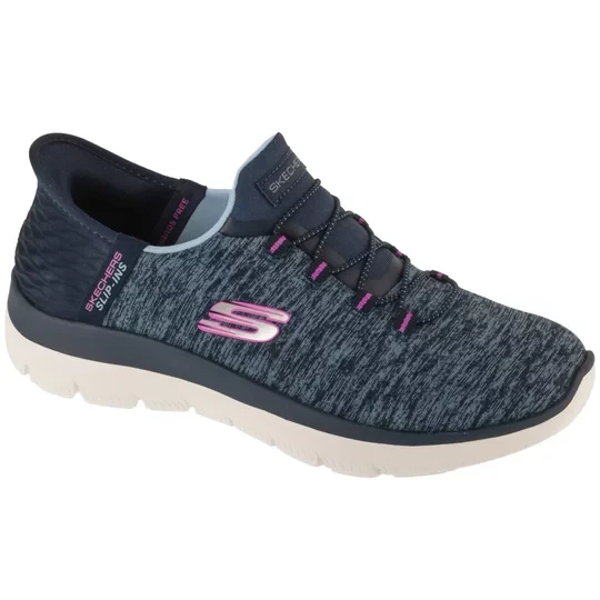 Zdjęcie produktu Skechers Summits - Dazzling Haze 149937-NVPR, Damskie, Granatowe, buty sneakers, przewiewna siateczka, rozmiar: 36