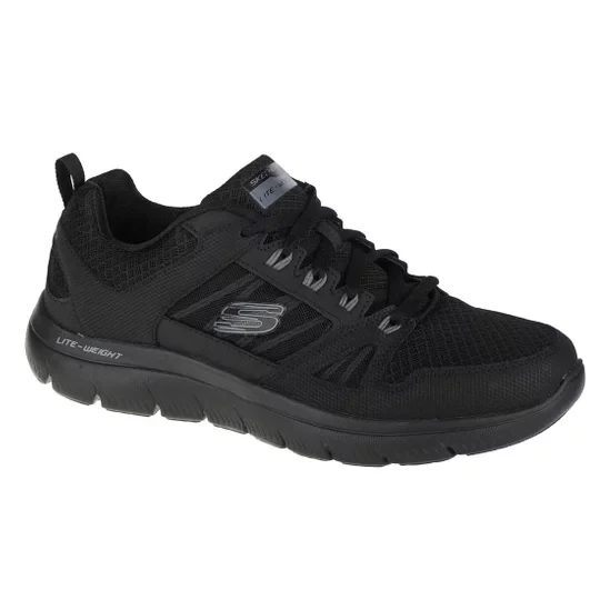 Zdjęcie produktu Skechers Summits New World 232069-BBK, Męskie, Czarne, buty sneakers, przewiewna siateczka, rozmiar: 42, 5