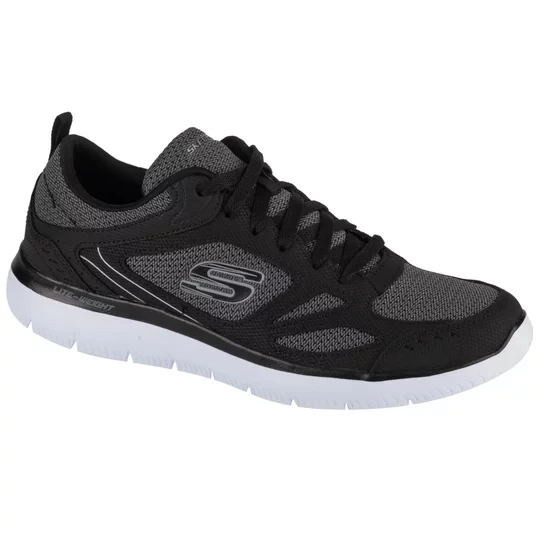 Zdjęcie produktu Skechers Summits-South Rim 52812-BKW, Męskie, Czarne, buty treningowe, przewiewna siateczka, rozmiar: 41, 5