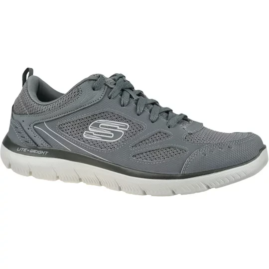 Zdjęcie produktu Skechers Summits-South Rim 52812-CHAR, Męskie, Szare, buty treningowe, przewiewna siateczka, rozmiar: 40