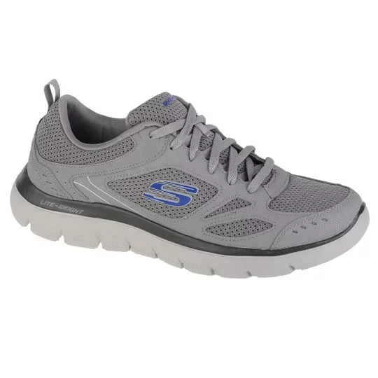 Zdjęcie produktu Skechers Summits-South Rim 52812-GRY, Męskie, Szare, buty treningowe, przewiewna siateczka, rozmiar: 41, 5