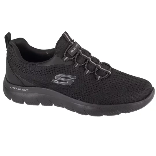 Zdjęcie produktu Skechers Summits - Tallo 232832-BBK, Męskie, Czarne, buty sneakers, przewiewna siateczka, rozmiar: 41