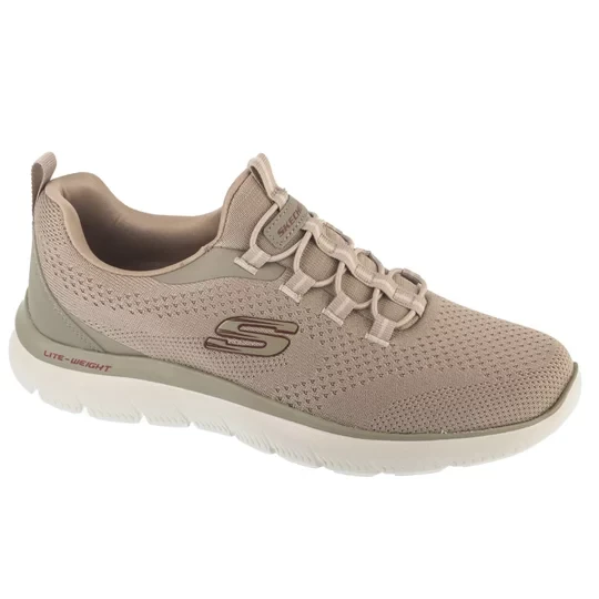 Zdjęcie produktu Skechers Summits - Tallo 232832-TPE, Męskie, Szare, buty sneakers, przewiewna siateczka, rozmiar: 41