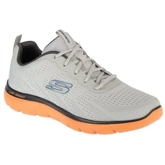 Zdjęcie produktu Skechers Summits-Torre 232395-GYOR, Męskie, Szare, buty sneakers, przewiewna siateczka, rozmiar: 41