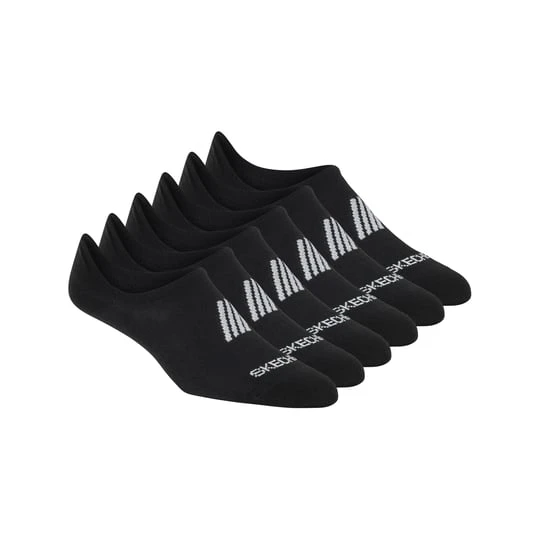 Zdjęcie produktu Skechers Super Soft No Show Liner skarpety - 6 Pack - Czarny