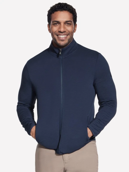 Zdjęcie produktu Skechers The Hoodless bluza z kapturem Ottoman Kurtka - Niebieski / Czerwony