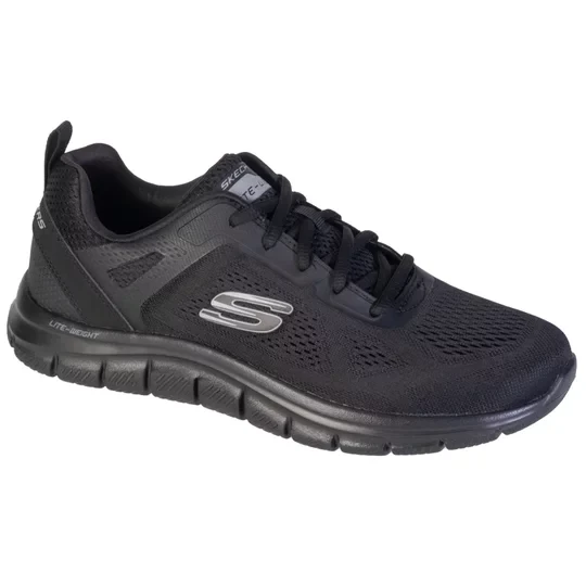 Zdjęcie produktu Skechers Track-Broader 232698-BBK, Męskie, Czarne, buty sneakers, tkanina, rozmiar: 40