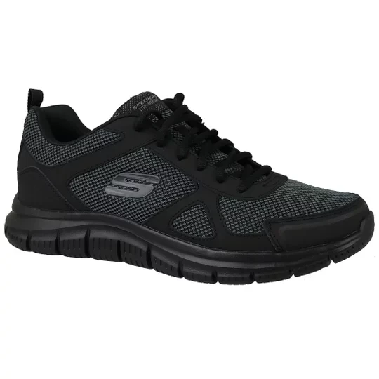 Zdjęcie produktu Skechers Track - Bucolo 52630-BBK, Męskie, Czarne, buty treningowe, tkanina, rozmiar: 40