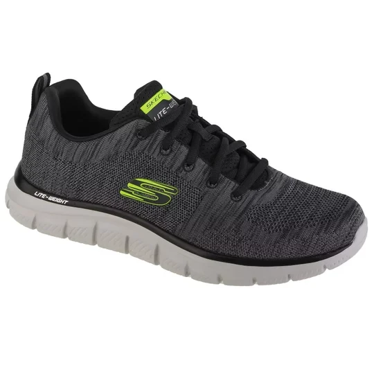 Zdjęcie produktu Skechers Track - Front Runner 232298-CCBK, Męskie, Szare, buty treningowe, tkanina, rozmiar: 42