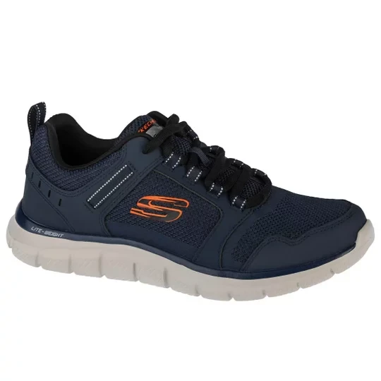 Zdjęcie produktu Skechers Track-Knockhill 232001-NVOR, Męskie, Granatowe, buty sneakers, tkanina, rozmiar: 41