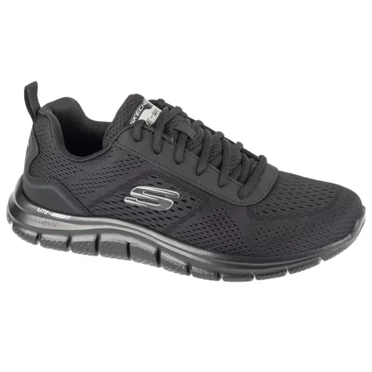 Zdjęcie produktu Skechers Track - Leshur 232758-BBK, Męskie, Czarne, buty sneakers, przewiewna siateczka, rozmiar: 41