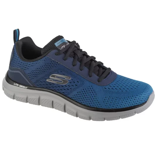 Zdjęcie produktu Skechers Track - Ripkent 232399-NVBL, Męskie, Granatowe, buty treningowe, tkanina, rozmiar: 41