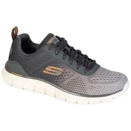 Zdjęcie produktu Skechers Track - Ripkent 232399-OLV, Męskie, Szare, buty treningowe, tkanina, rozmiar: 41
