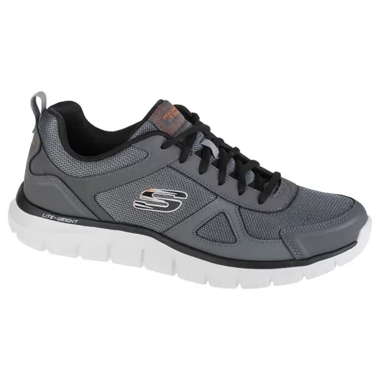 Zdjęcie produktu Skechers Track-Scloric 52631-CCBK, Męskie, Szare, buty sneakers, tkanina, rozmiar: 43