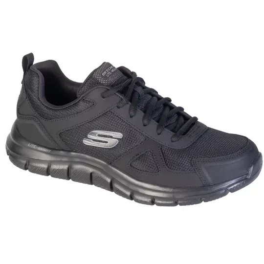 Zdjęcie produktu Skechers Track-Scloric Wide 52631W-BBK, Męskie, Czarne, buty sneakers, tkanina, rozmiar: 42