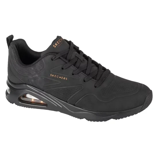 Zdjęcie produktu Skechers Tres-Air Uno - Ah-Mazing 177390-BBK, Damskie, Czarne, buty sneakers, skóra syntetyczna, rozmiar: 41