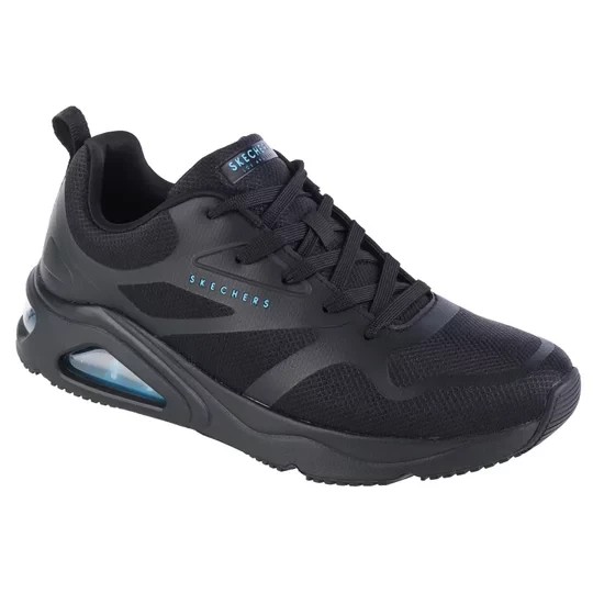 Zdjęcie produktu Skechers Tres-Air Uno-Modern Aff-Air 183071-BBK, Męskie, Czarne, buty sneakers, tkanina, rozmiar: 44