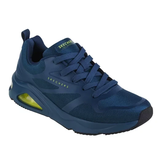 Zdjęcie produktu Skechers Tres-Air Uno-Modern Aff-Air 183071-BLU, Męskie, Granatowe, buty sneakers, tkanina, rozmiar: 41