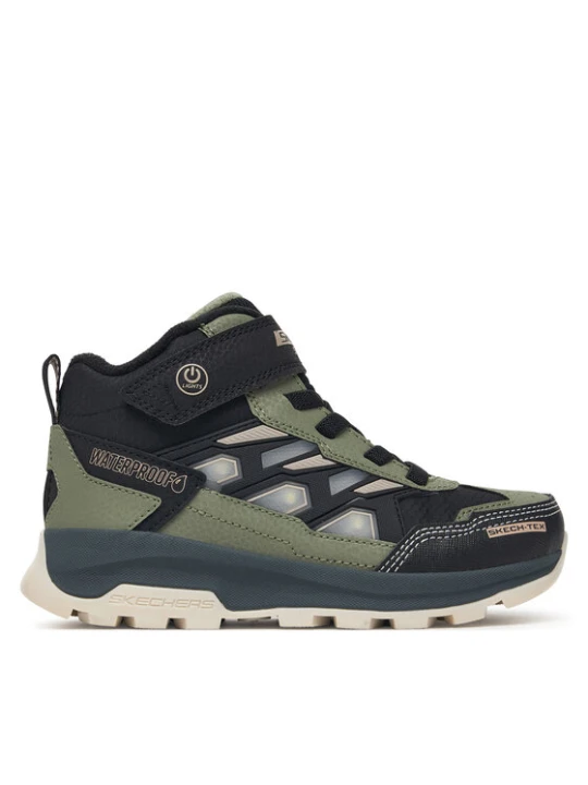 Zdjęcie produktu Skechers Trzewiki S-Lights Waterproof: Storm Blazer - Glow Trail 406381L / BKOL Czarny