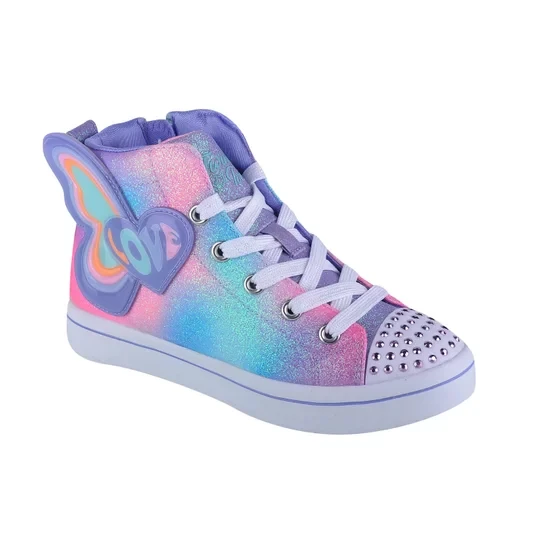 Zdjęcie produktu Skechers Twi-Lites 2.0-Butterfly Love 314450L-LVMT, Dla dziewczynki, Fioletowe, trampki, tkanina, rozmiar: 30