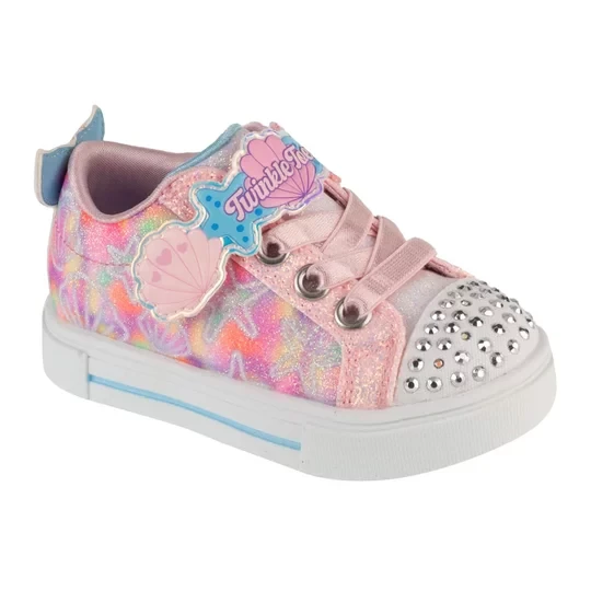 Zdjęcie produktu Skechers Twinkle Sparks - Underwater Magic 314824N-LPMT, Dla dziewczynki, Różowe, buty sneakers, tkanina, rozmiar: 21