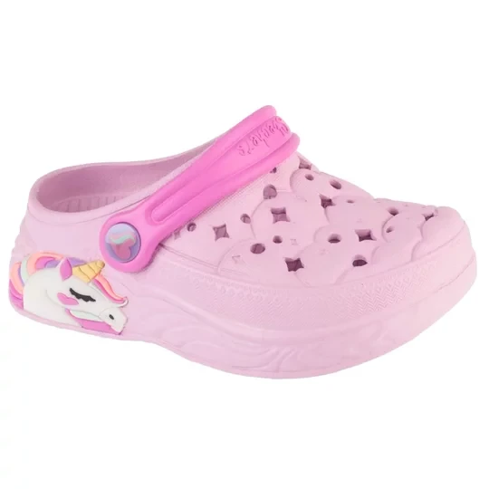 Zdjęcie produktu Skechers Unicorn Dreamer 308400N-LTPK, Dla dziewczynki, Różowe, klapki, syntetyk, rozmiar: 21