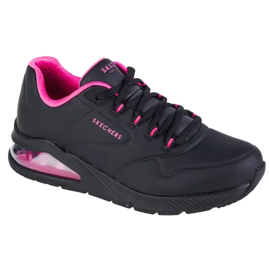 Zdjęcie produktu Skechers Uno 2 - 2nd Best 155542-BBK, Damskie, Czarne, buty sneakers, skóra syntetyczna, rozmiar: 36