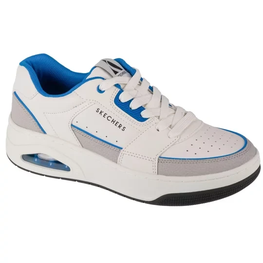 Zdjęcie produktu Skechers Uno Court - Low-Post 183140-WBL, Męskie, Białe, buty sneakers, skóra syntetyczna, rozmiar: 45