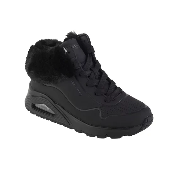 Zdjęcie produktu Skechers Uno - Fall Air 310539L-BBK, Dla dziewczynki, Czarne, buty zimowe, skóra syntetyczna, rozmiar: 27