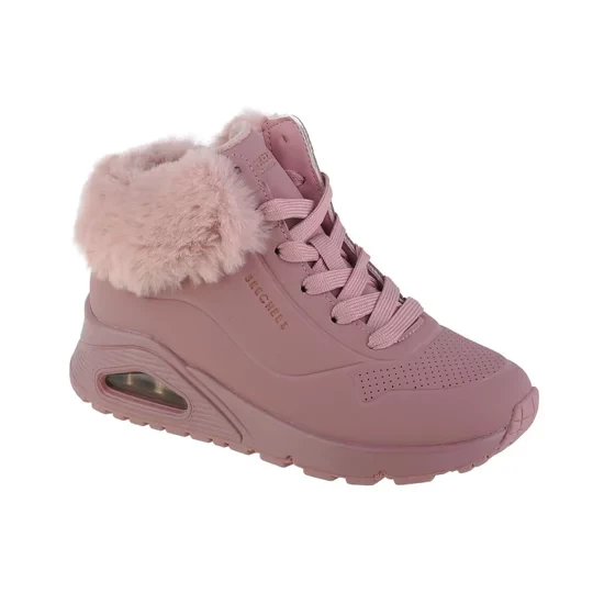 Zdjęcie produktu Skechers Uno - Fall Air 310539L-MVE, Dla dziewczynki, Różowe, buty zimowe, skóra syntetyczna, rozmiar: 28