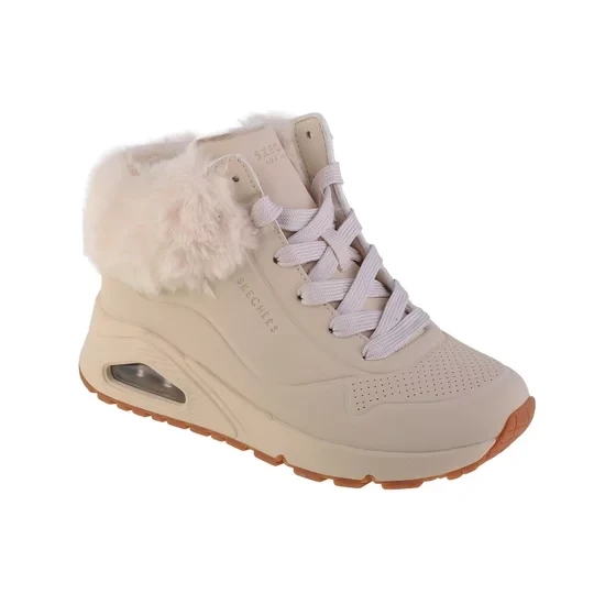 Zdjęcie produktu Skechers Uno - Fall Air 310539L-NAT, Dla dziewczynki, Beżowe, buty zimowe, skóra syntetyczna, rozmiar: 27