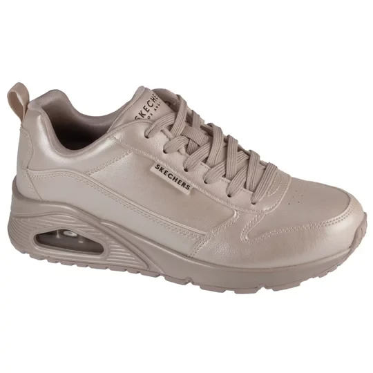Zdjęcie produktu Skechers Uno - Galactic Gal 177104-OFWT, Damskie, Srebrne, buty sneakers, skóra syntetyczna, rozmiar: 36