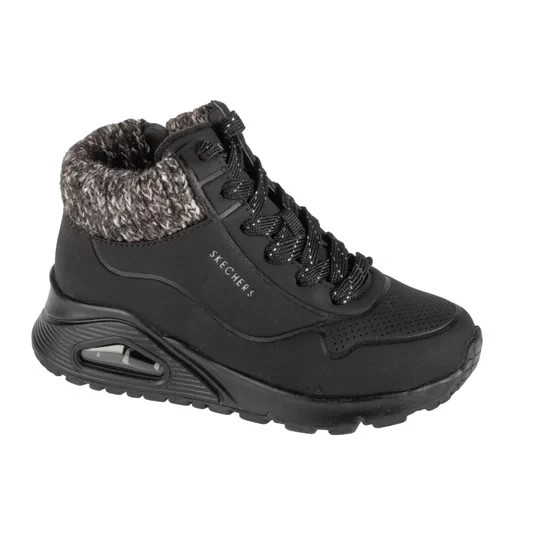 Zdjęcie produktu Skechers Uno Gen1 - Darling Daze 310566L-BLK, Dla dziewczynki, Czarne, buty zimowe, skóra syntetyczna, rozmiar: 28