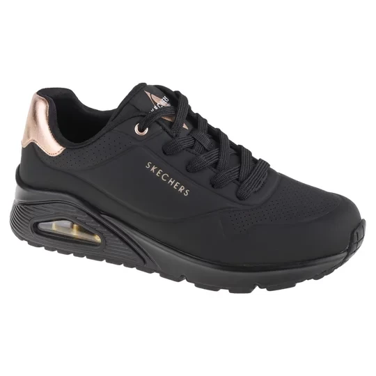 Zdjęcie produktu Skechers Uno-Golden Air 177094-BBK, Damskie, Czarne, buty sneakers, skóra syntetyczna, rozmiar: 35