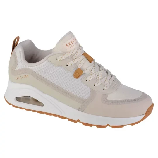 Zdjęcie produktu Skechers Uno-Layover 155356-OFWT, Damskie, Beżowe, buty sneakers, skóra syntetyczna, rozmiar: 39