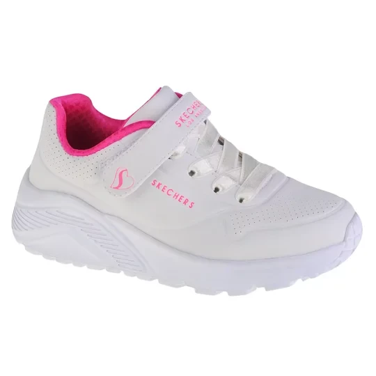 Zdjęcie produktu Skechers Uno Lite 310451L-WHP, Dla dziewczynki, Białe, buty sneakers, skóra syntetyczna, rozmiar: 27