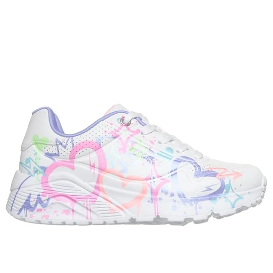 Zdjęcie produktu Skechers UNO Lite - Reigning Love - Biały/Wielokolorowy
