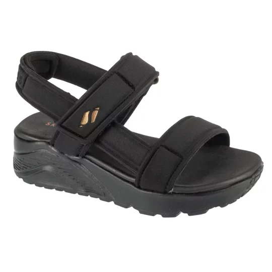 Zdjęcie produktu Skechers Uno Lite Sandal - Sunny Stand 310372L-BKRG, Dla dziewczynki, Czarne, sandały, tkanina, rozmiar: 27