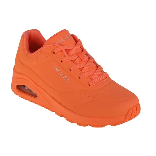 Zdjęcie produktu Skechers Uno - Night Shades 73667-ORG, Damskie, Pomarańczowe, buty sneakers, skóra syntetyczna, rozmiar: 36