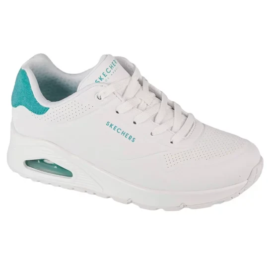 Zdjęcie produktu Skechers Uno - Pop Back 177092-WMNT, Damskie, Białe, buty sneakers, skóra syntetyczna, rozmiar: 36