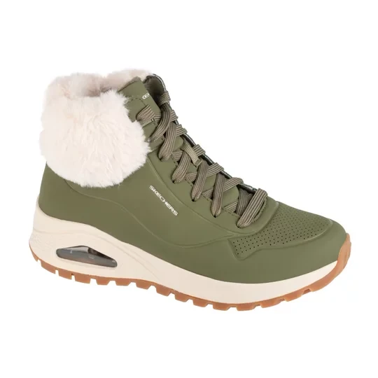 Zdjęcie produktu Skechers Uno Rugged - Fall Air 167274-OLV, Damskie, Zielone, buty zimowe, skóra syntetyczna, rozmiar: 36