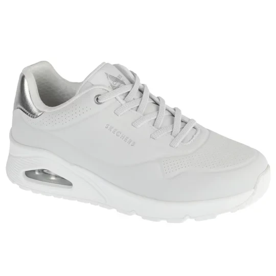 Zdjęcie produktu Skechers Uno-Shimmer Away 155196-WSL, Damskie, Białe, buty sneakers, skóra syntetyczna, rozmiar: 36