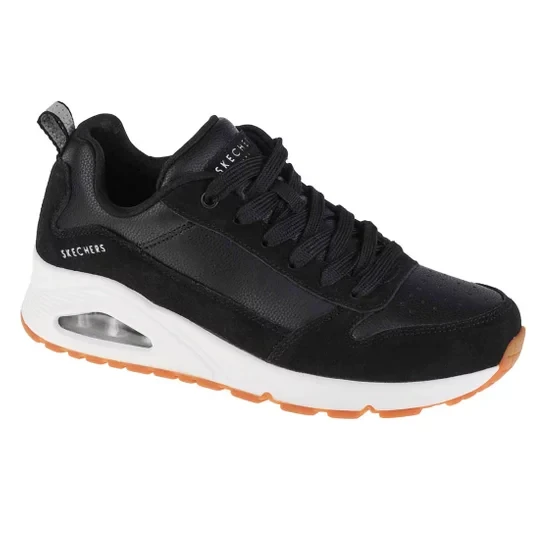 Zdjęcie produktu Skechers Uno-Solid Air 155132-BLK, Damskie, Czarne, buty sneakers, skóra licowa, rozmiar: 36