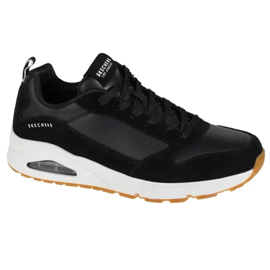 Zdjęcie produktu Skechers Uno-Stacre 52468-BKW, Męskie, Czarne, buty sneakers, syntetyk, rozmiar: 44