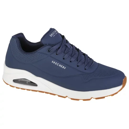Zdjęcie produktu Skechers Uno-Stand On Air 52458-NVY, Męskie, Granatowe, buty sneakers, syntetyk, rozmiar: 44
