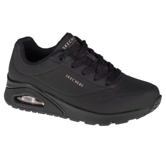 Zdjęcie produktu Skechers Uno-Stand on Air 73690-BBK, Damskie, Czarne, buty sneakers, skóra syntetyczna, rozmiar: 36