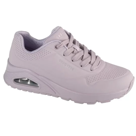 Zdjęcie produktu Skechers Uno-Stand on Air 73690-LAV, Damskie, Fioletowe, buty sneakers, skóra syntetyczna, rozmiar: 36