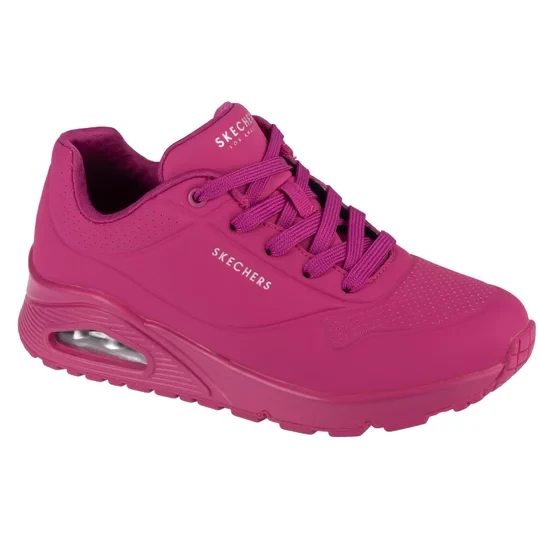Zdjęcie produktu Skechers Uno-Stand on Air 73690-MAG, Damskie, Fioletowe, buty sneakers, skóra syntetyczna, rozmiar: 35, 5