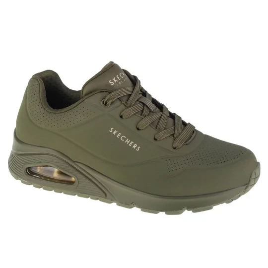 Zdjęcie produktu Skechers Uno-Stand on Air 73690-OLV, Damskie, Zielone, buty sneakers, skóra syntetyczna, rozmiar: 36