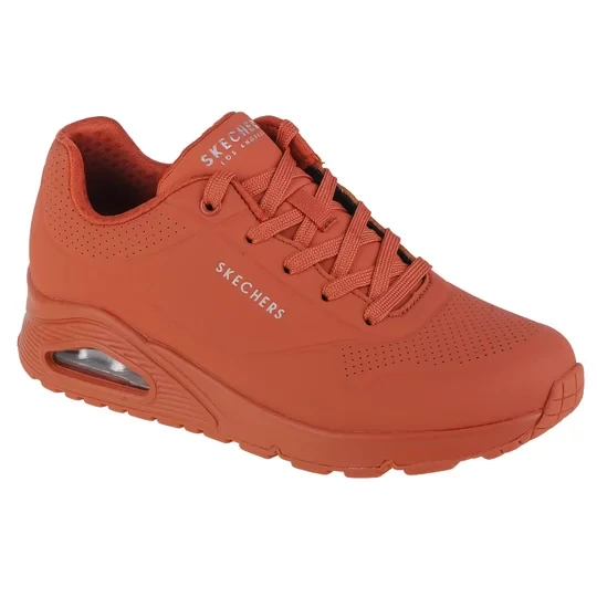 Zdjęcie produktu Skechers Uno-Stand on Air 73690-RST, Damskie, Pomarańczowe, buty sneakers, skóra syntetyczna, rozmiar: 35, 5